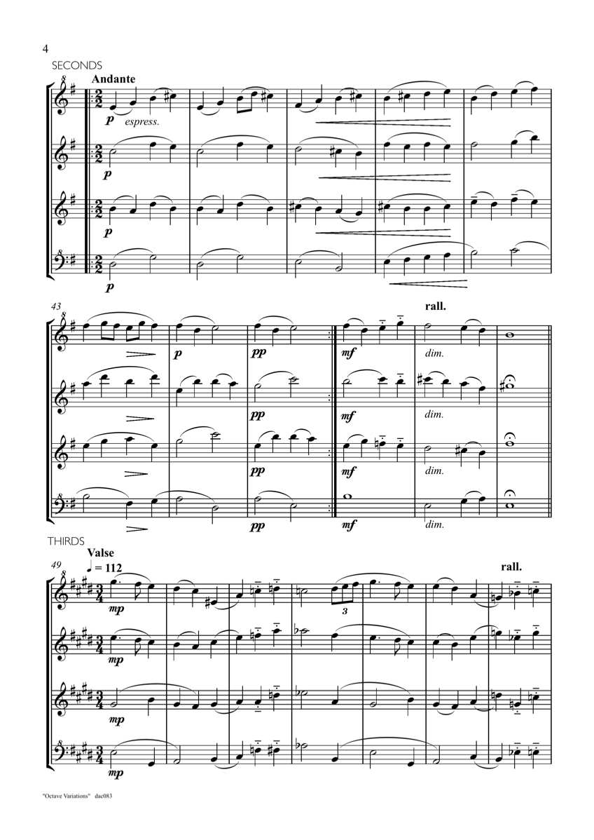 Variations Five and Six