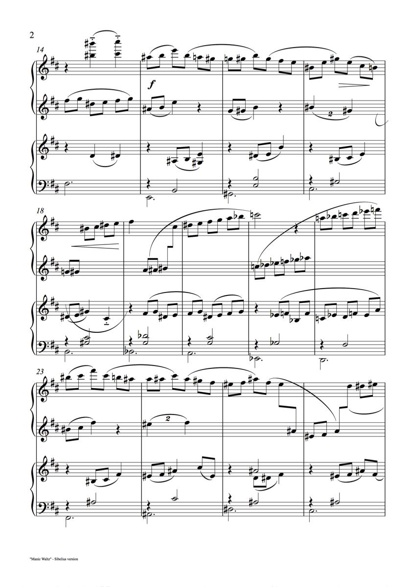 Four hands at one piano