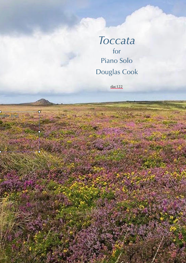 Front cover of Toccata by Douglas Cook